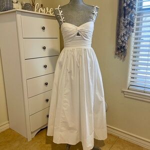 Seni & Code White Long Dress Size Small